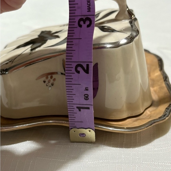 Vintage Sandland Covered Butter Dish - Picture 12 of 12